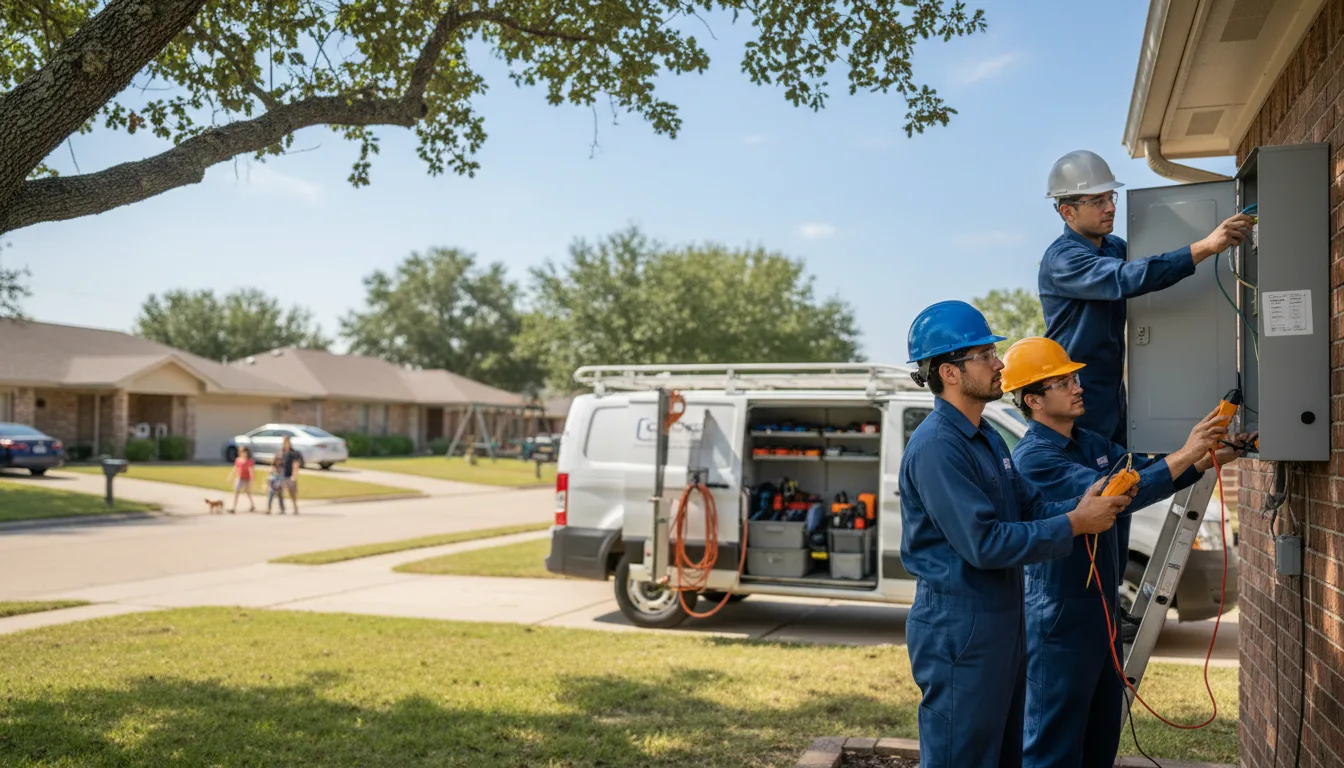 Certified electrician providing emergency electrical services in Dolph, AR